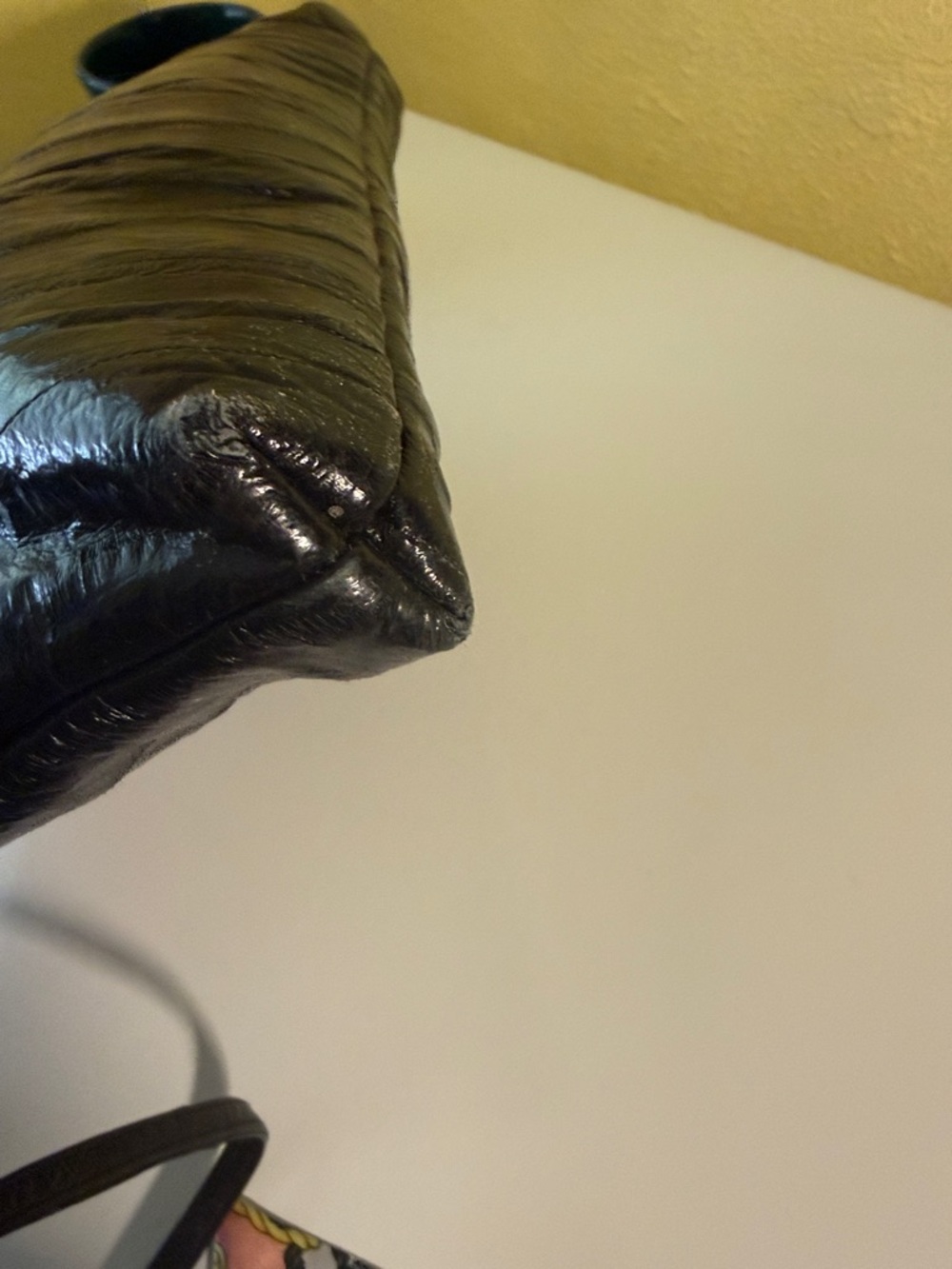 Eel skin black bag - Picture 5 of 9